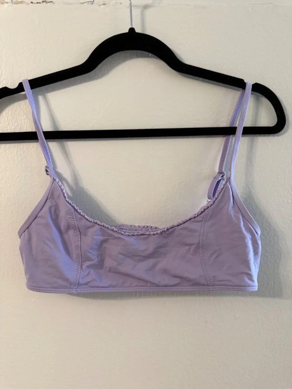 Frankie's Bikinis light purple bikini set top M medium bottom L large